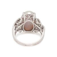 OPAL AND DIAMOND RING