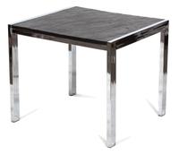 A Modern Chrome Side Table Height 22 x width 26 x depth 24 inches. — 20TH CENTURY