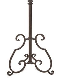 A Pair of Wrought Iron Floor Lamps — 20TH CENTURY