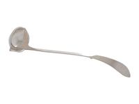 An American Silver Double Pour Ladle
