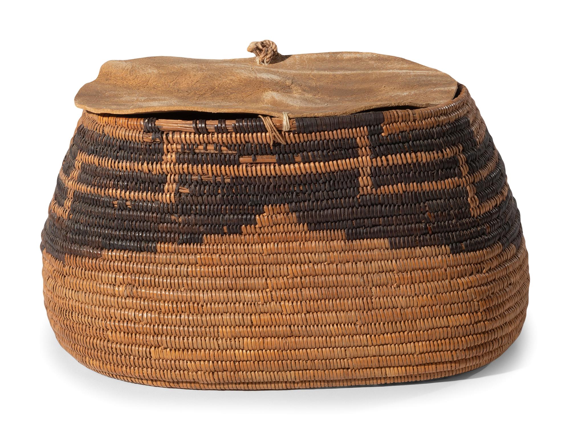 Cahuilla Lidded Basket
