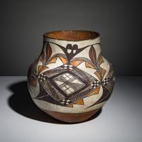 Acoma Four-Color Polychrome Olla