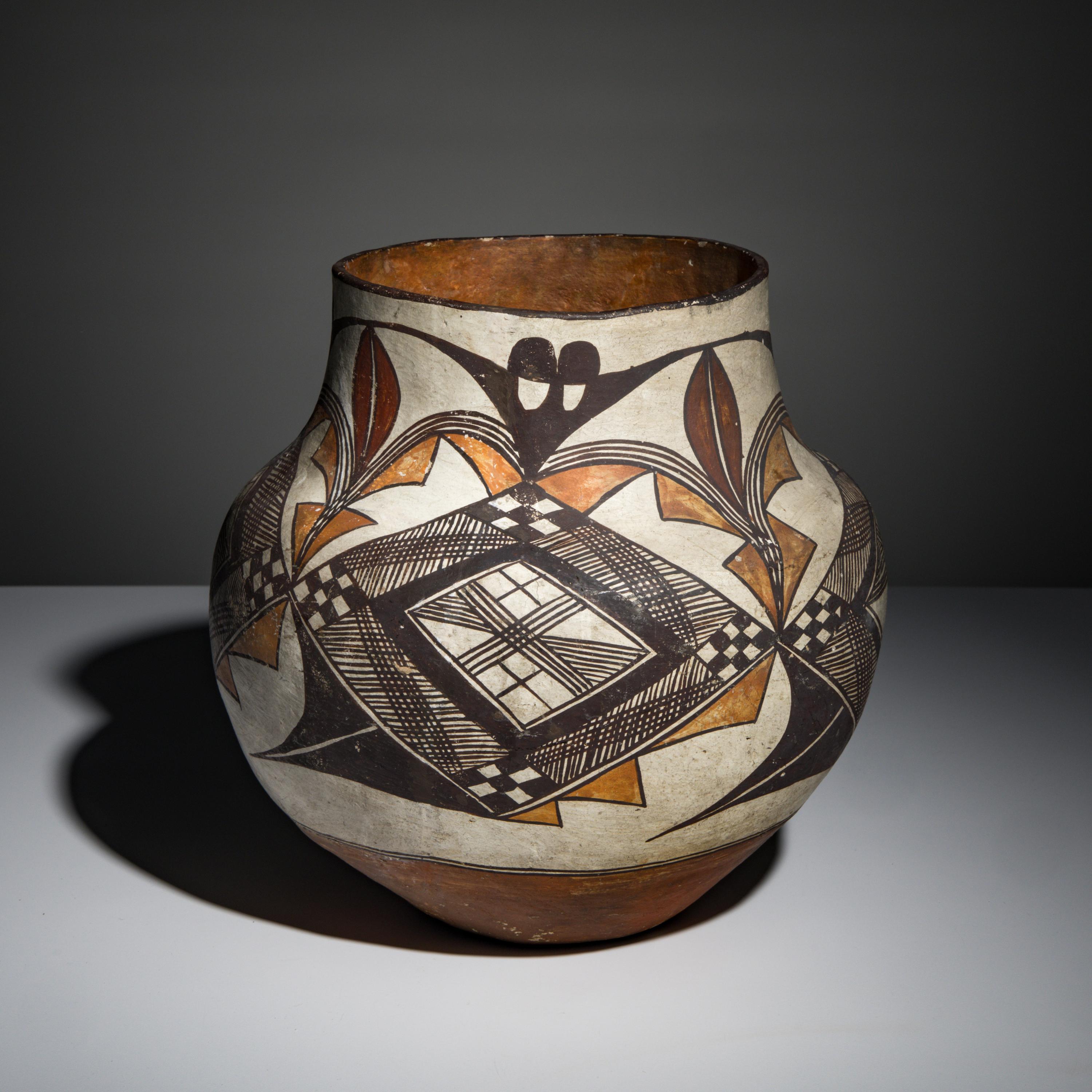 Acoma Four-Color Polychrome Olla