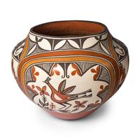 Sofia Medina (Zia, 1932-2010) — Four-Color Pottery Olla