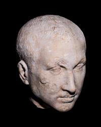 A Roman Marble Portrait Head of a Man