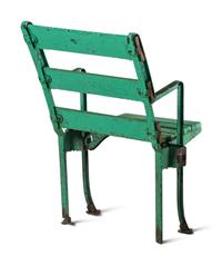 A Vintage Chicago White Sox Comiskey Park Stadium Seat Chair,