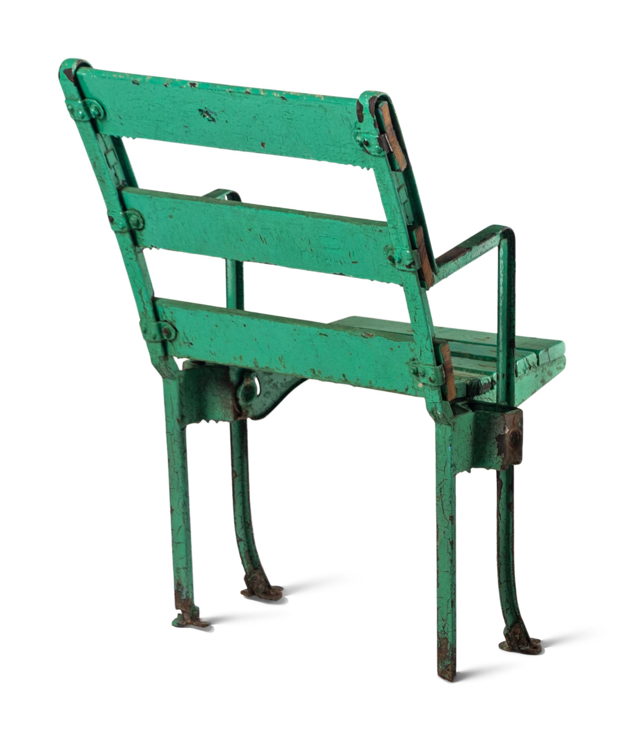 A Vintage Chicago White Sox Comiskey Park Stadium Seat Chair,