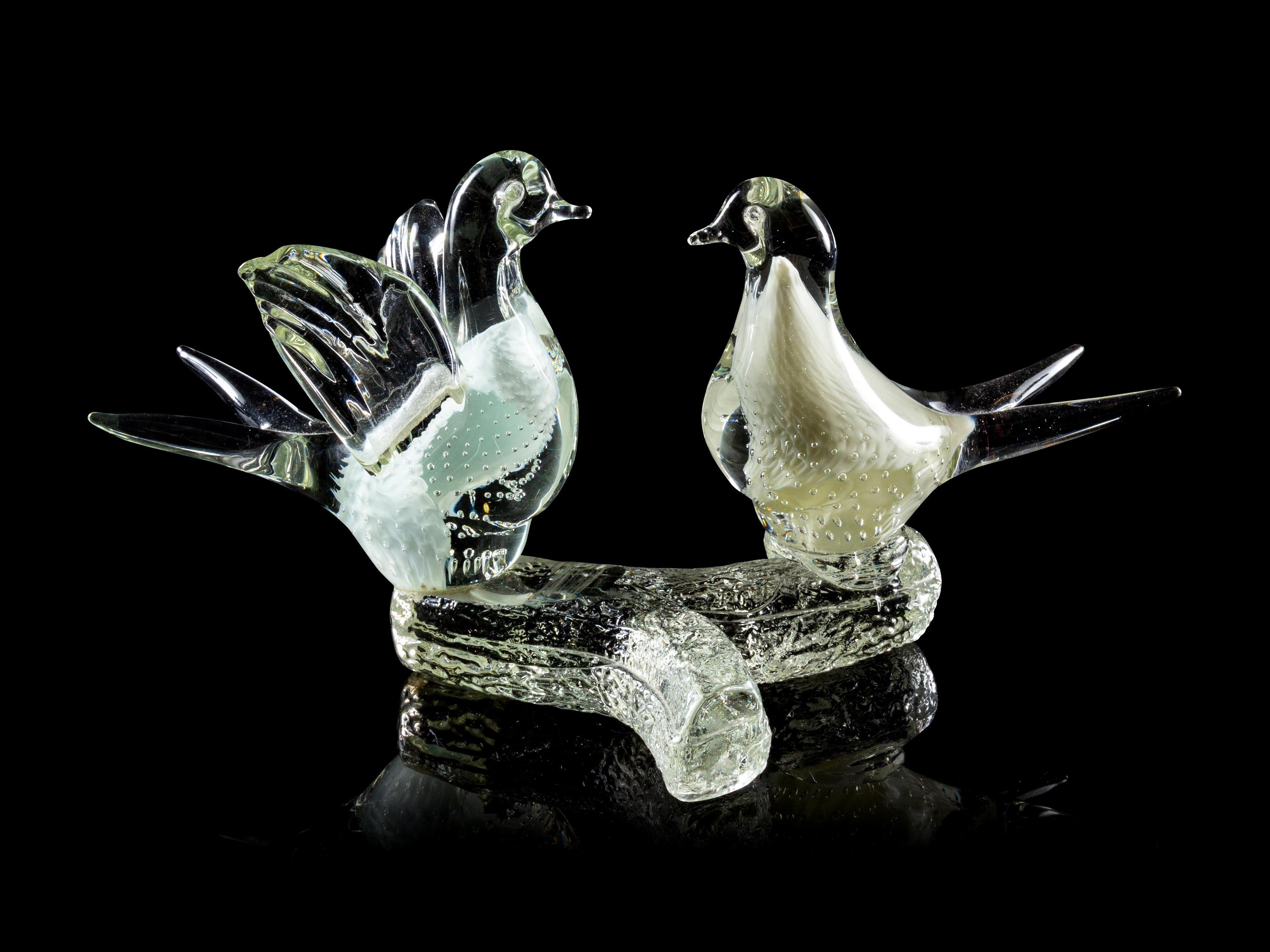 Murano Style Glass Birds — 20TH CENTURY
