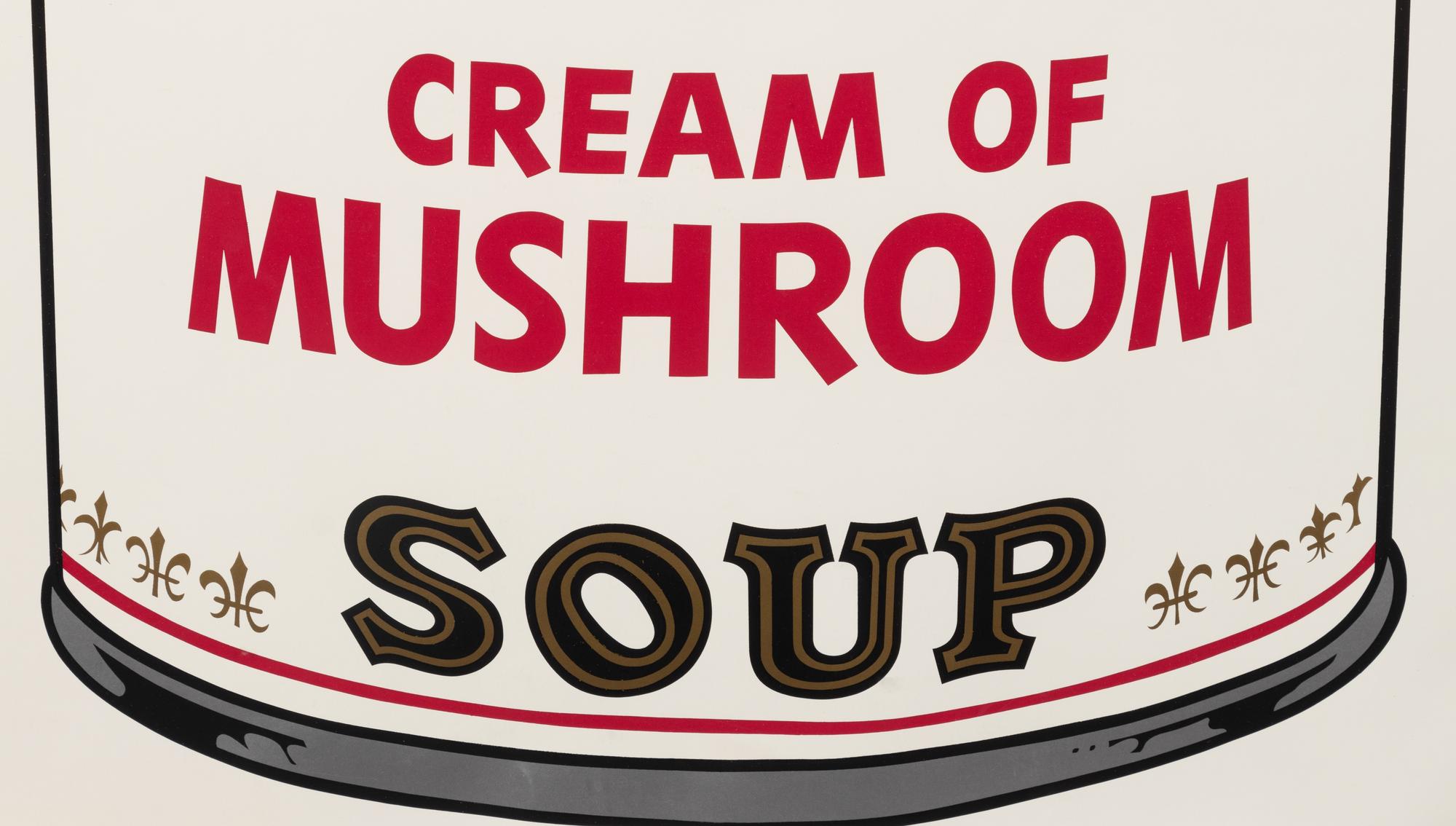 Campbell's Soup I: Cream of Mushroom
