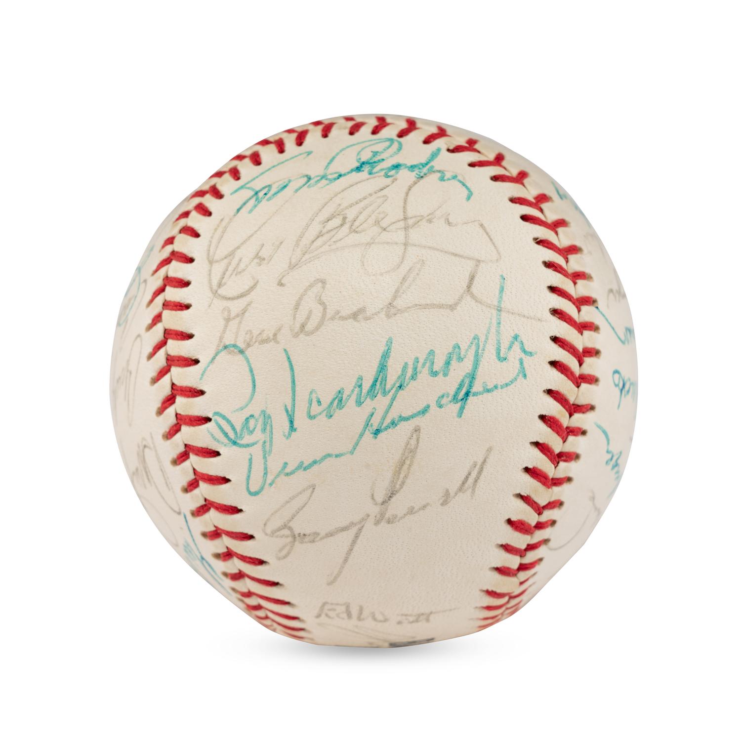 A 1968 Baltimore Orioles Team Signed Autograph Baseball