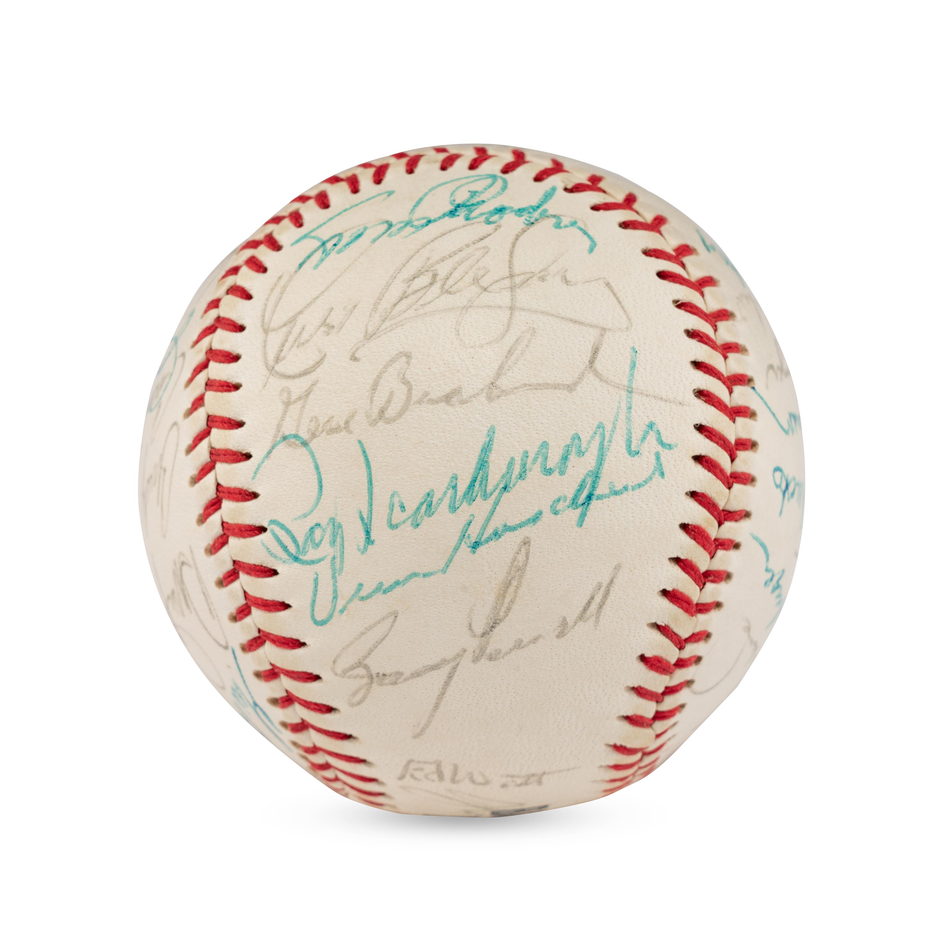 A 1968 Baltimore Orioles Team Signed Autograph Baseball