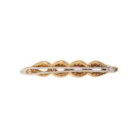 VAN CLEEF & ARPELS, YELLOW GOLD AND DIAMOND HAIRPIN