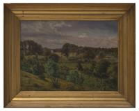 Landscape with Trees and Bushes