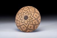 Apache Polychrome Basket, with Dogs