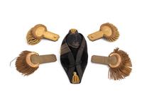 US Naval Dress Bicorn and Two Sets of Epaulets, c1900
