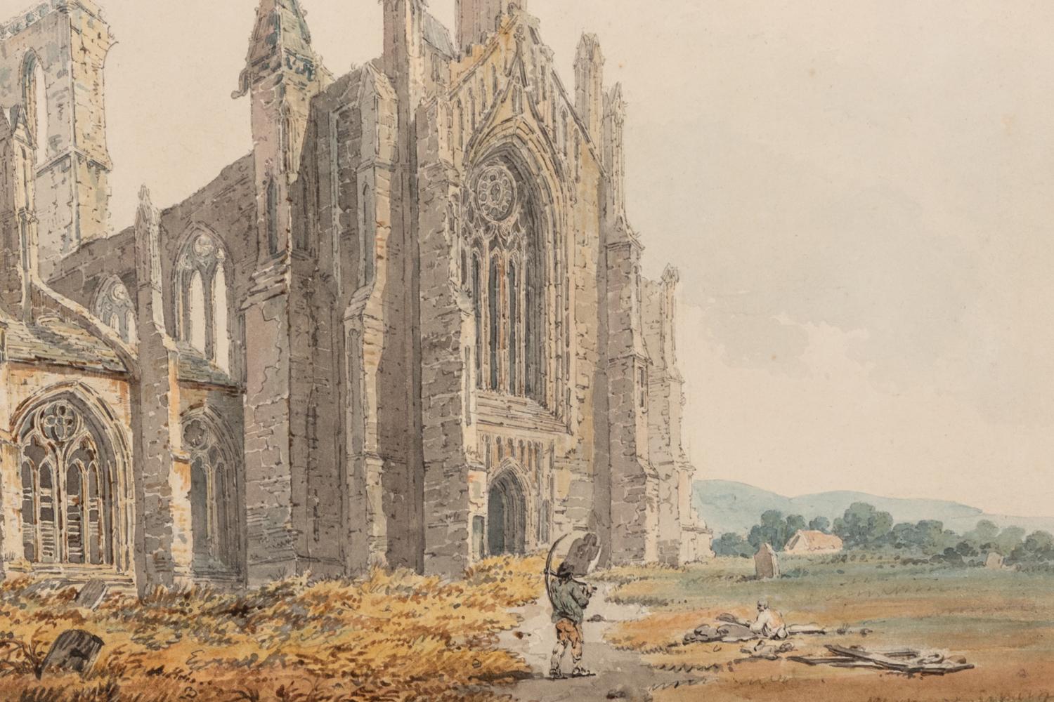 Melrose Abbey, Roxburghshire