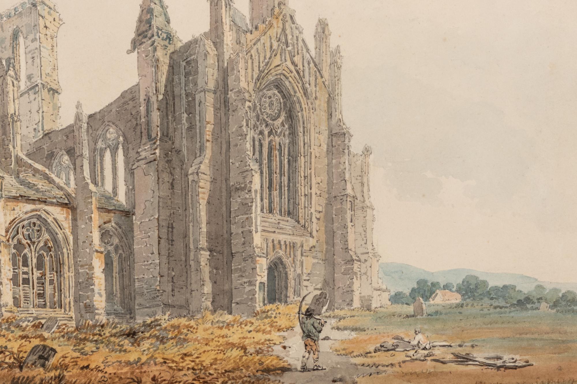 Melrose Abbey, Roxburghshire