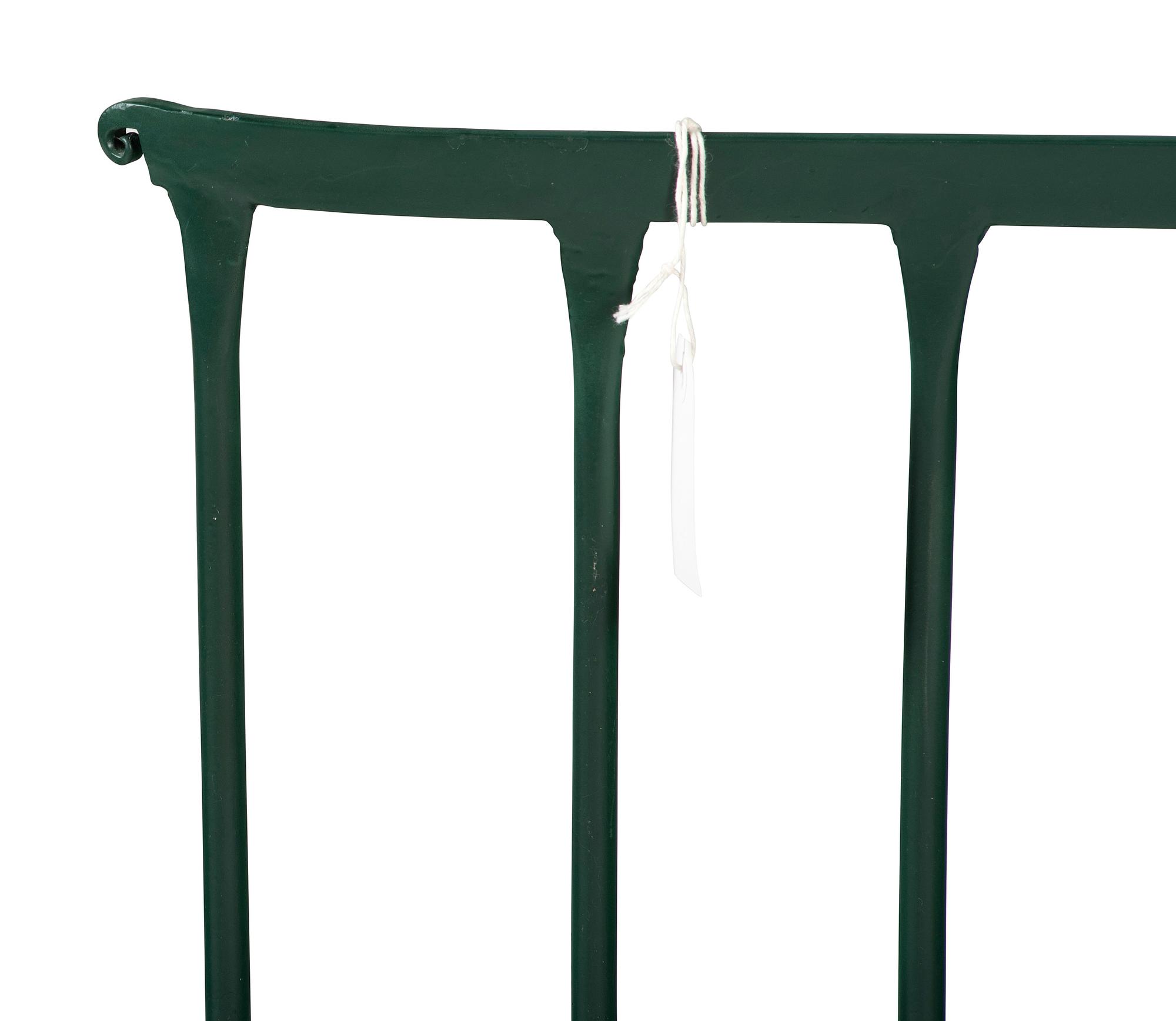 A Suite of Painted Metal Windsor Patio Furniture