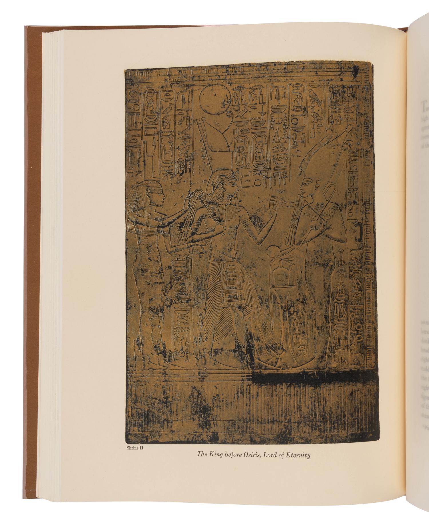 [ARCHAEOLOGY]. RAMBOVA, Natacha (1897-1966), editor. Egyptian Religious Texts and Representations . New York: Pantheon Books, 1954-1957.