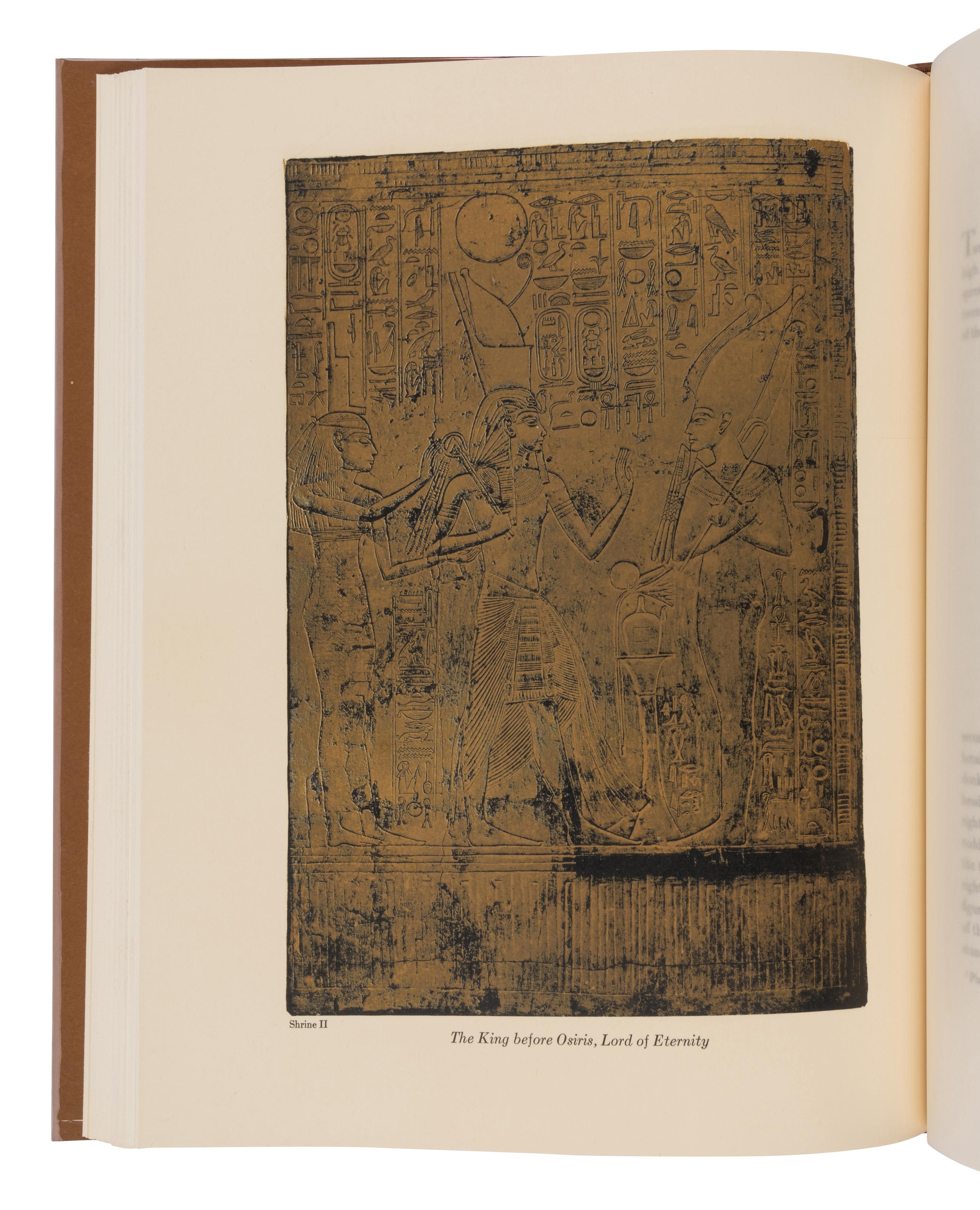 [ARCHAEOLOGY]. RAMBOVA, Natacha (1897-1966), editor. Egyptian Religious Texts and Representations . New York: Pantheon Books, 1954-1957.