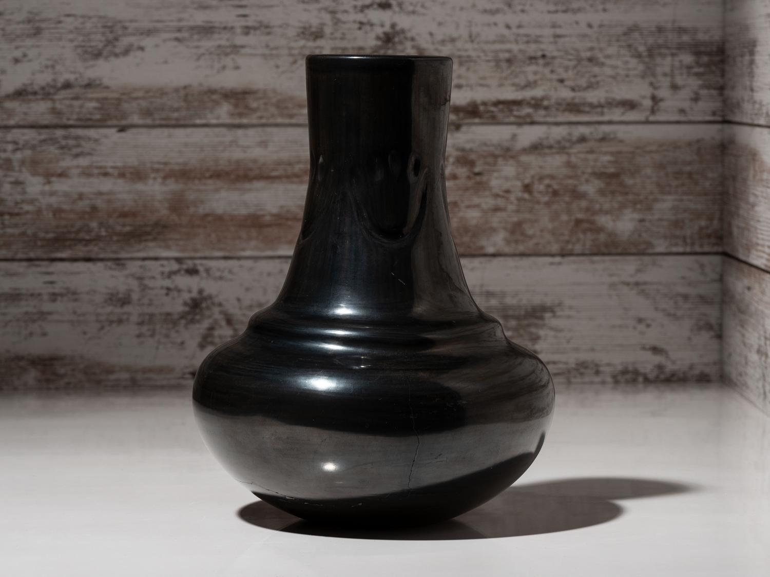 Blackware Pottery Vase