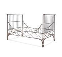 A French Steel Daybed in the Style of Maison Jansen