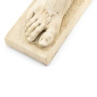 A Grand Tour Style Plaster Foot of Hermes