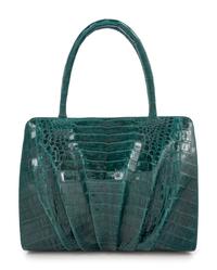 Nancy Gonzalez Green Crocodile Bag, 2000s