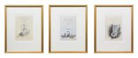 ROBERTS, David (1796-1864). A group of 14 small-format lithograph prints from "The Holy Land", including: