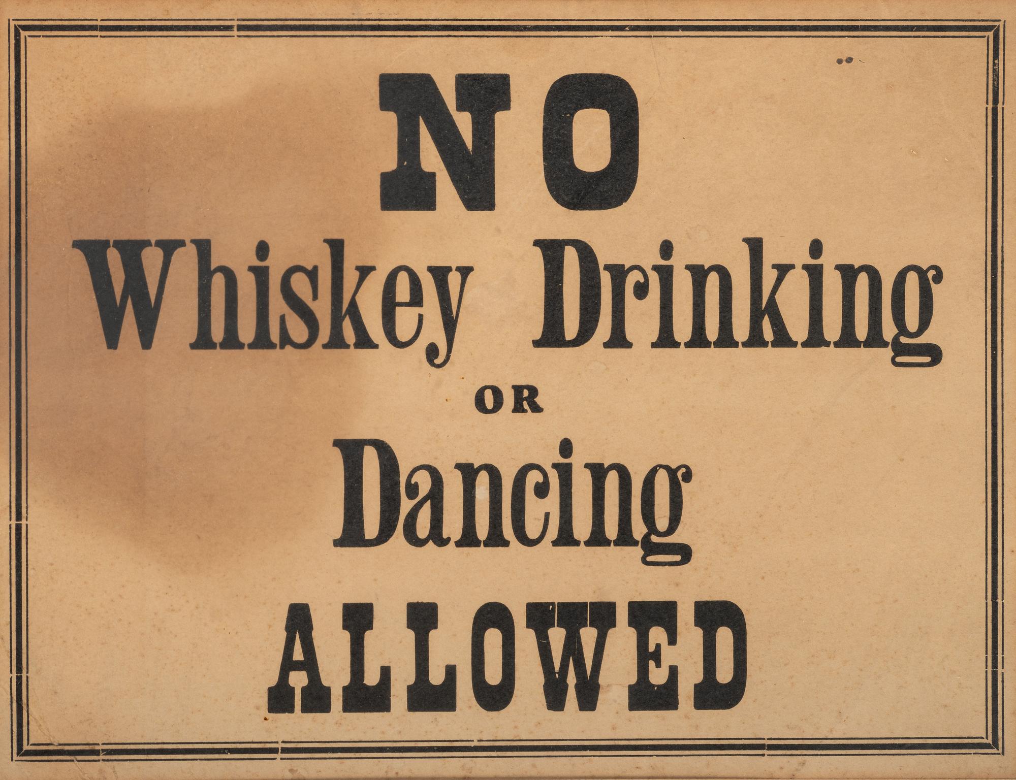 [RULES & REGULATIONS] -- [LODGING]. A group of 4 broadsides outlining rules and regulations and matters related to lodgings and other establishments.