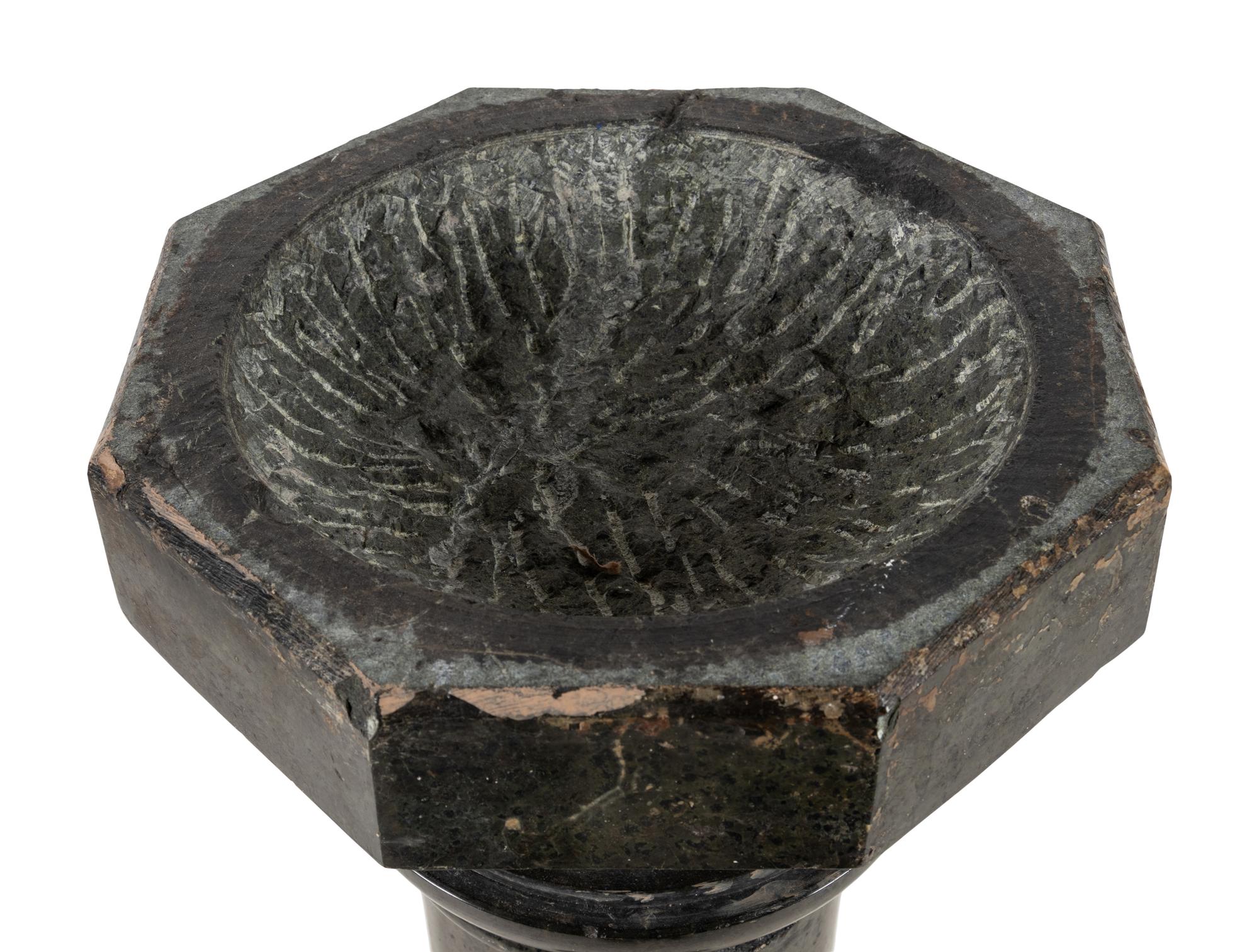 A Continental Marble Pedestal