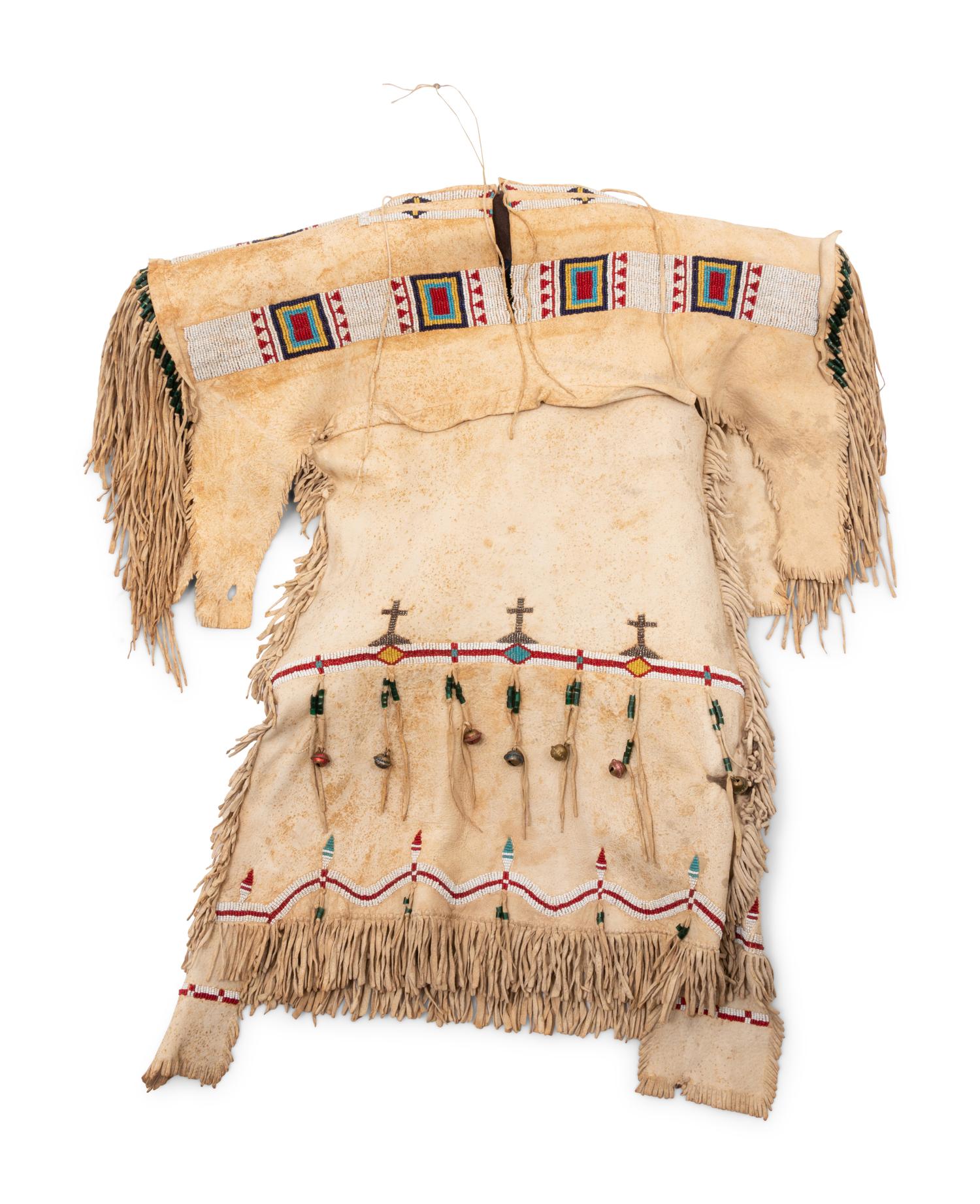 Sioux Child's Beaded Hide Dress