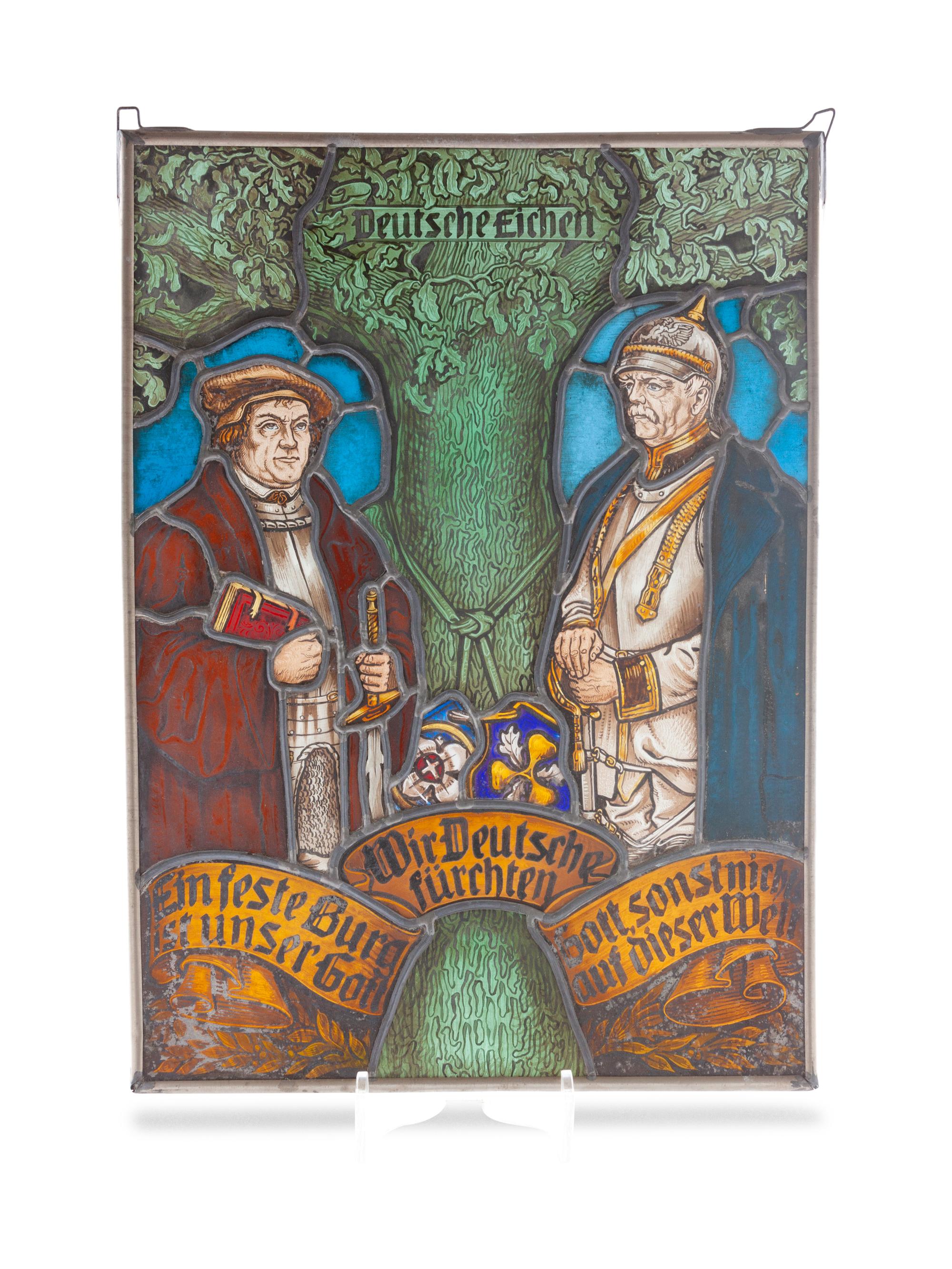 A German Stained Glass Panel