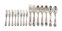 An Assembled Set of American Sterling Silver Flatware, Tiffany & Co.,