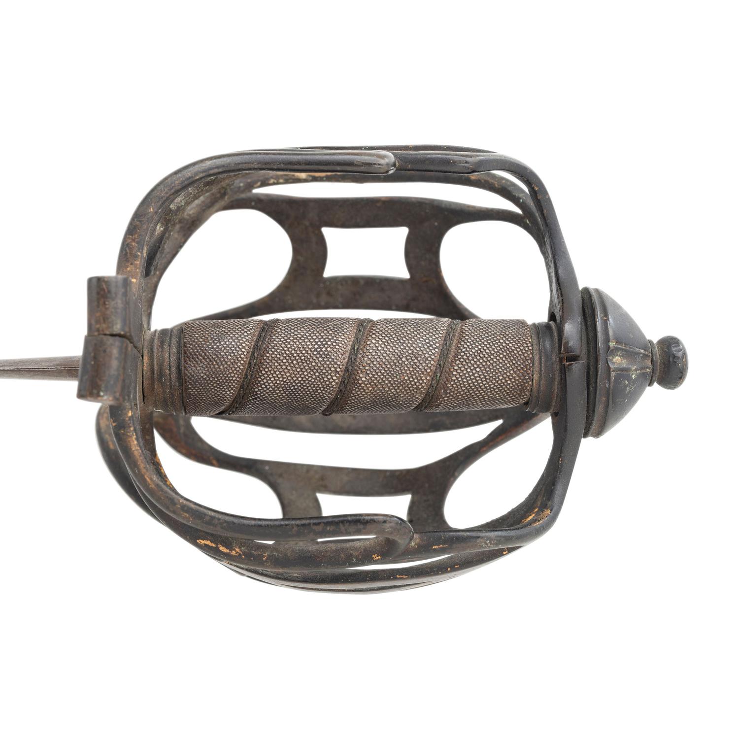 Scottish Brass Basket Hilted Broadsword