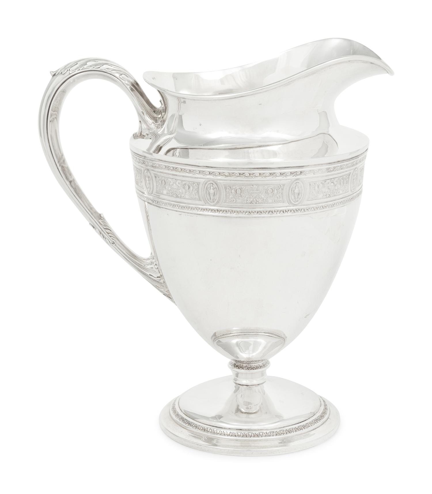 An American Silver Pitcher