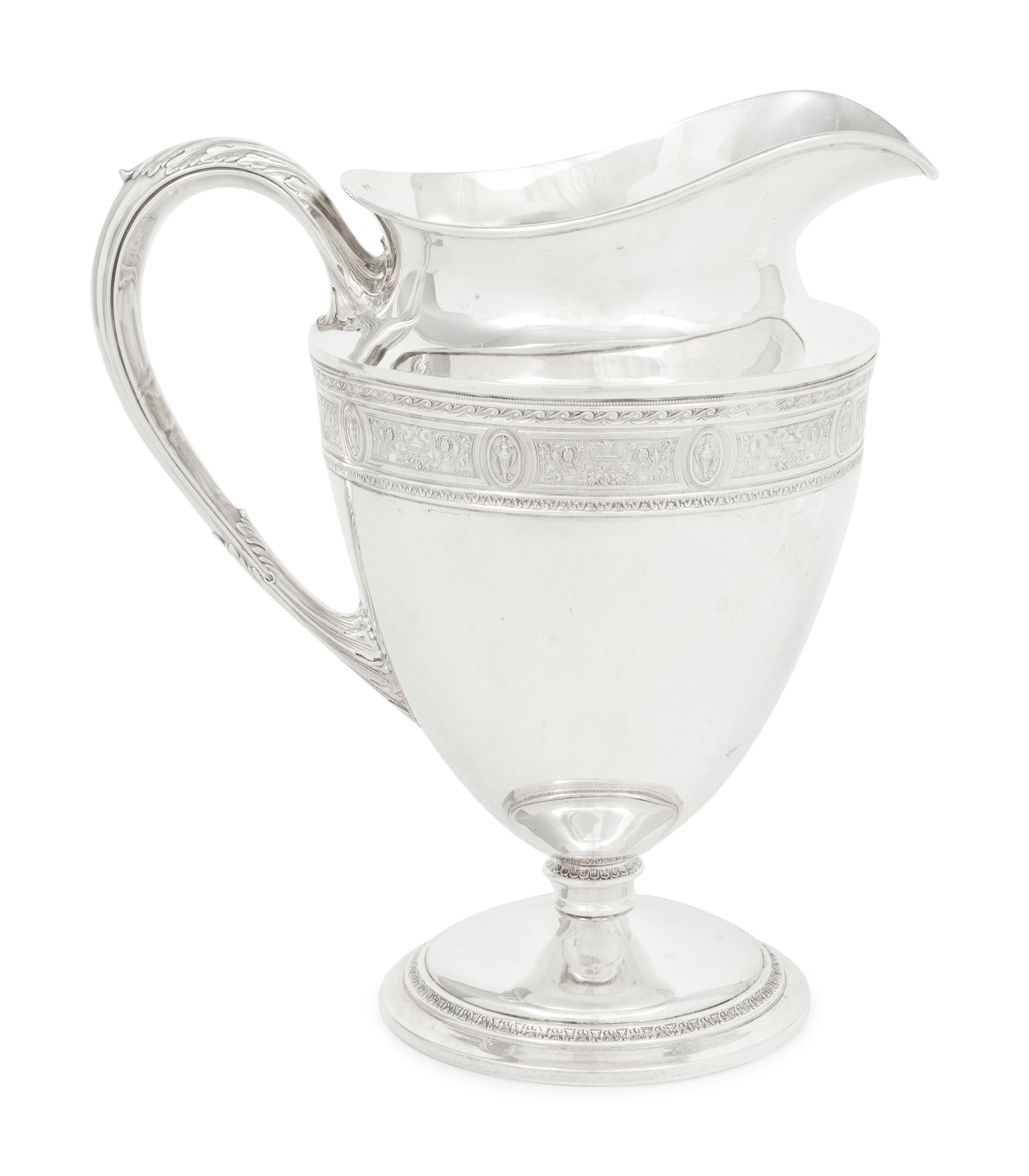 An American Silver Pitcher