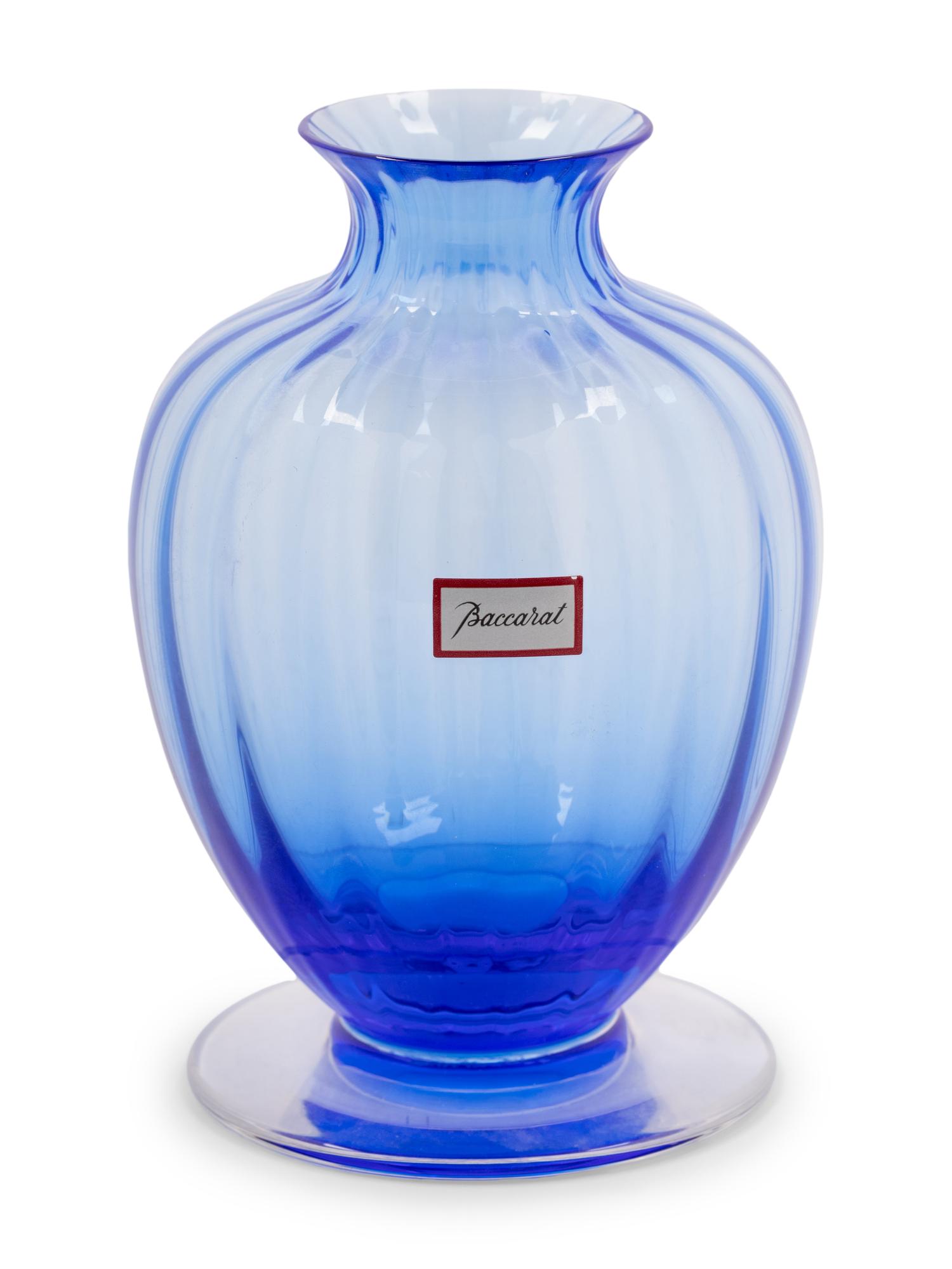 A Baccarat Glass Vase
