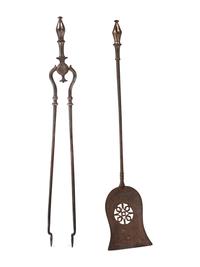 A Group of Fireplace Tools