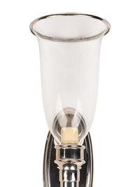 A Pair of Besselink and Jones Brass Model W4-101 Wall Lights