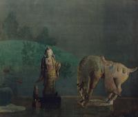 Hovsep Pushman, (American, 1877-966), Still Life with Figurines