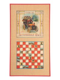 A Game of the Automobile Race Framed Cover and Gameboard