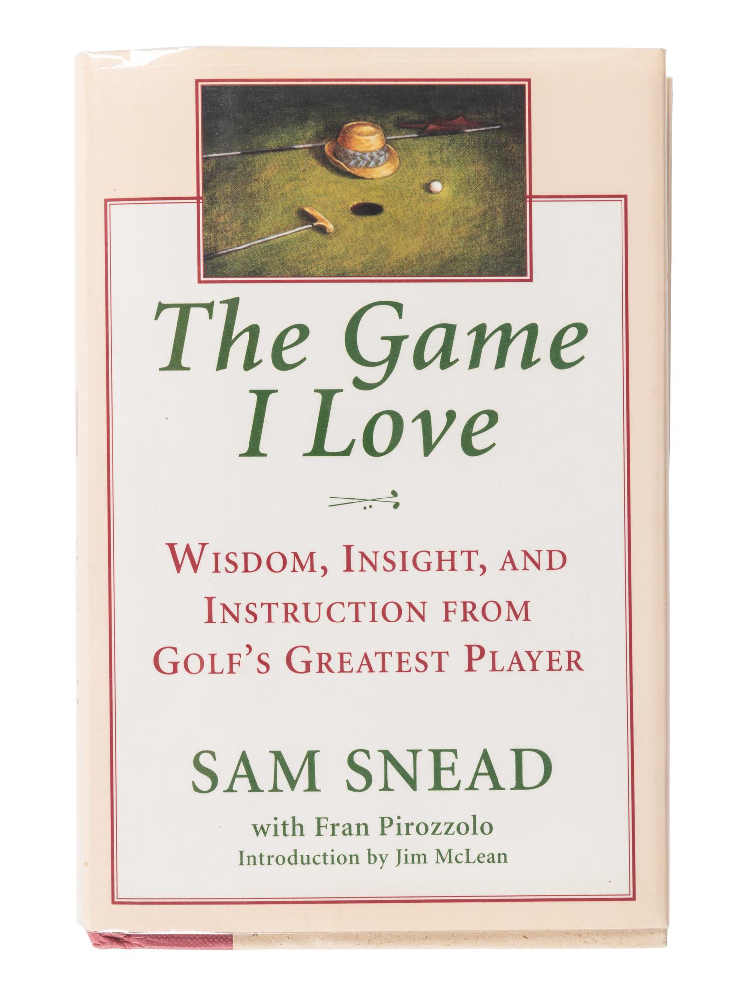 A Group of Seven Books on Golf Signed by Arnold Palmer, Sam Snead, Lee Trevino and Tom Watson