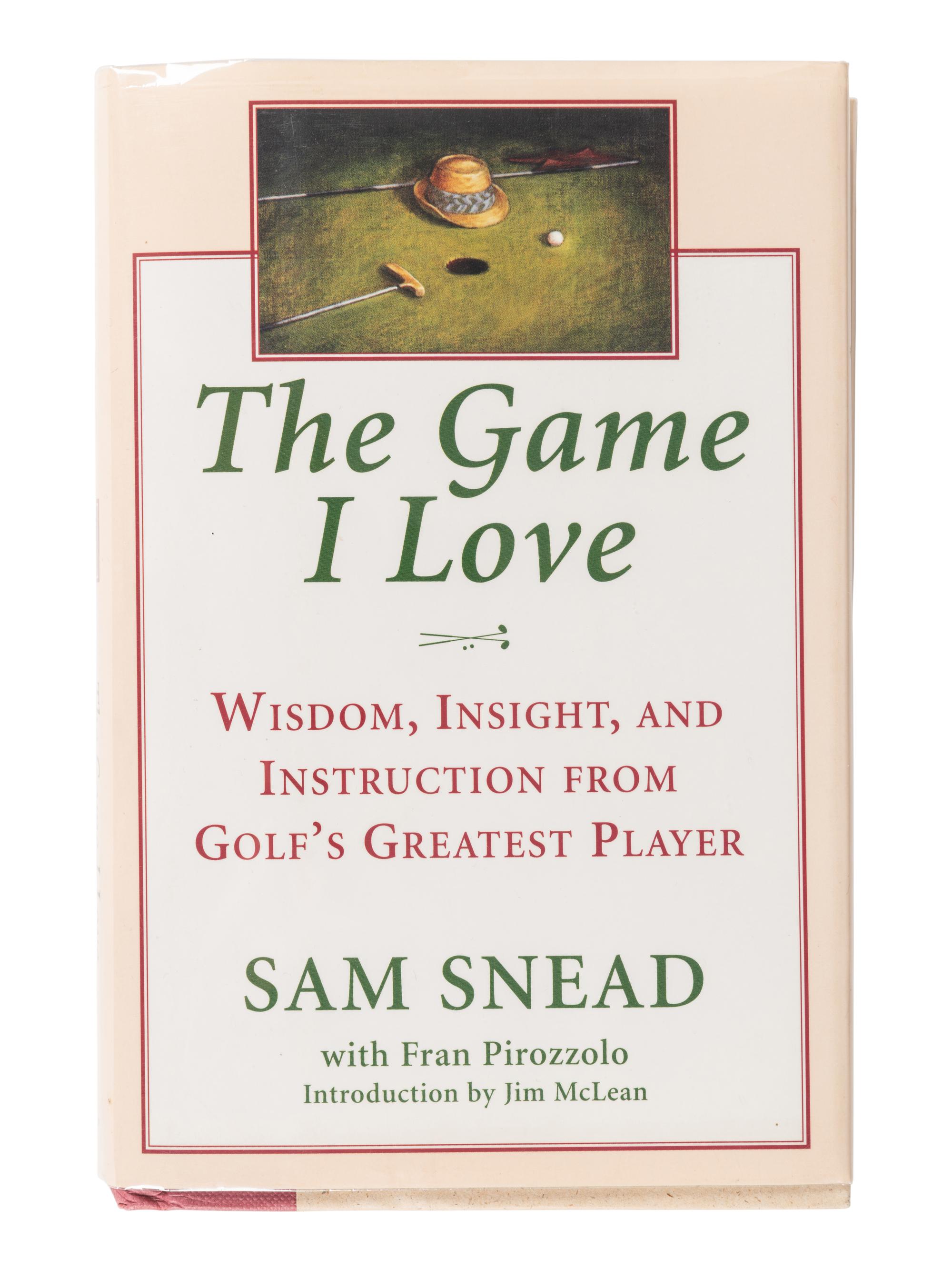 A Group of Seven Books on Golf Signed by Arnold Palmer, Sam Snead, Lee Trevino and Tom Watson