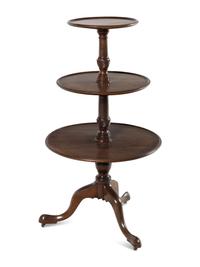 A George III Mahogany Dumbwaiter