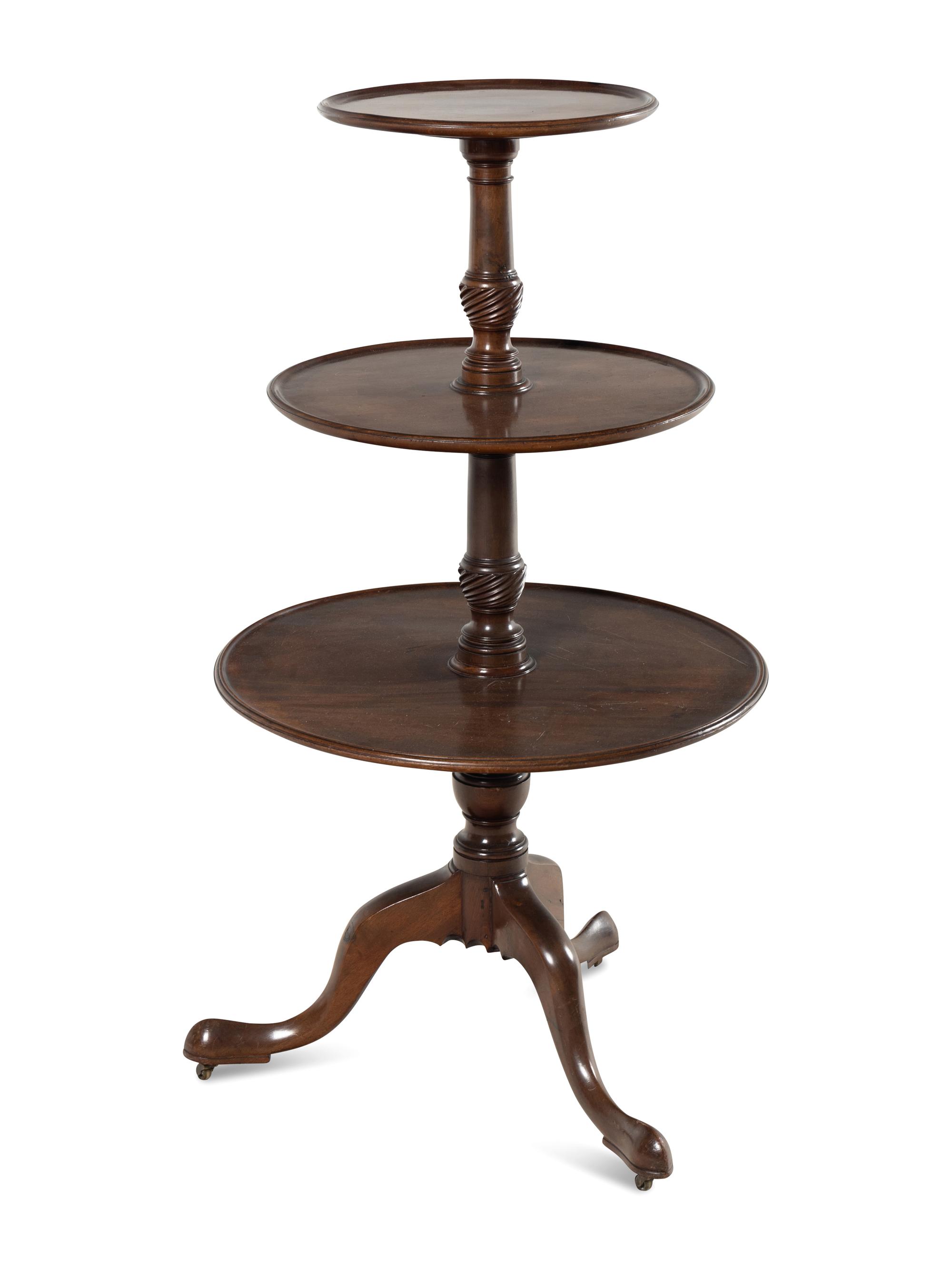 A George III Mahogany Dumbwaiter