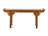 A Chinese Softwood Altar Table, Qiaotou'an