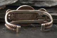 Navajo Silver and #8 Turquoise Cuff Bracelet
