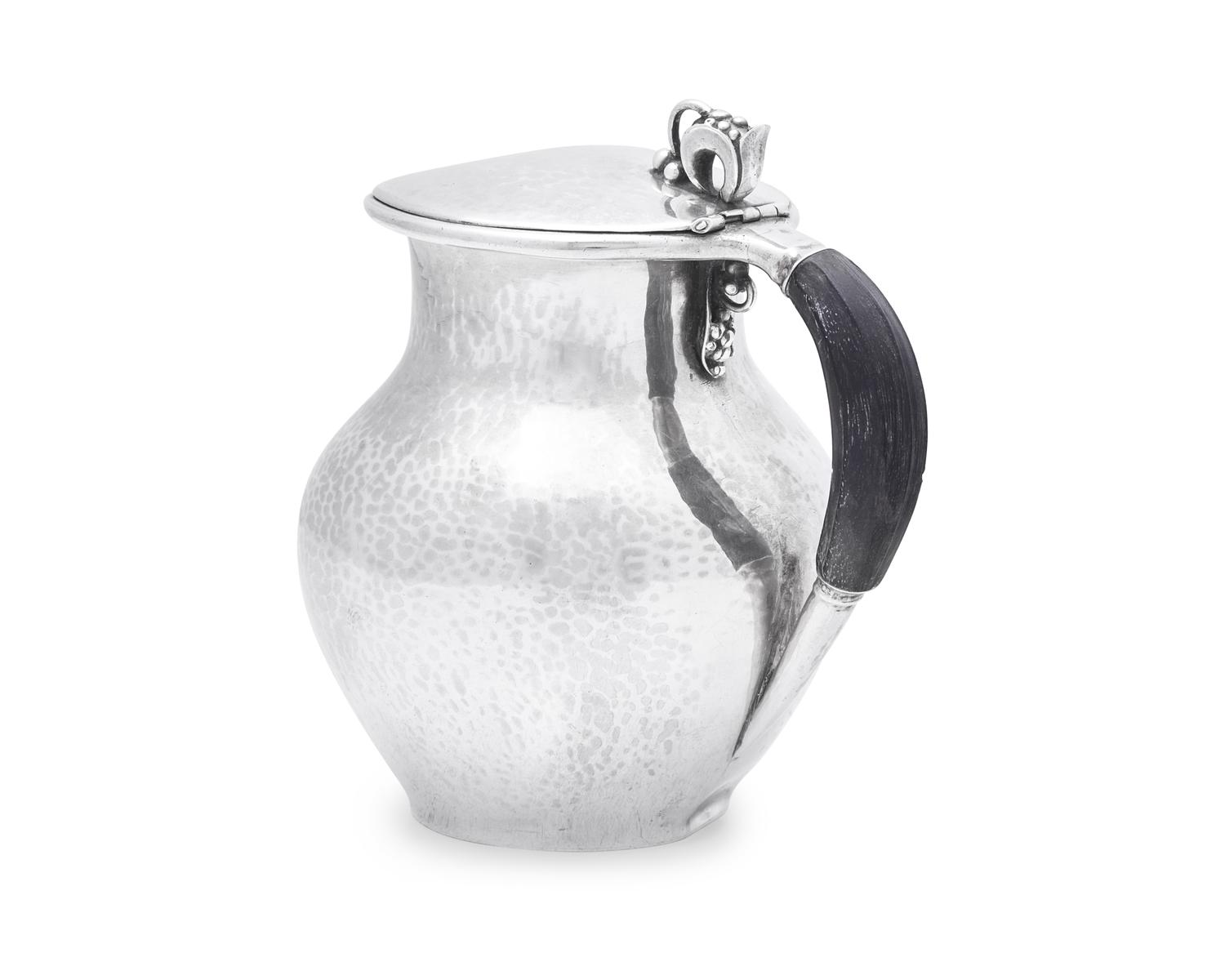 A Georg Jensen Silver Syrup Jug