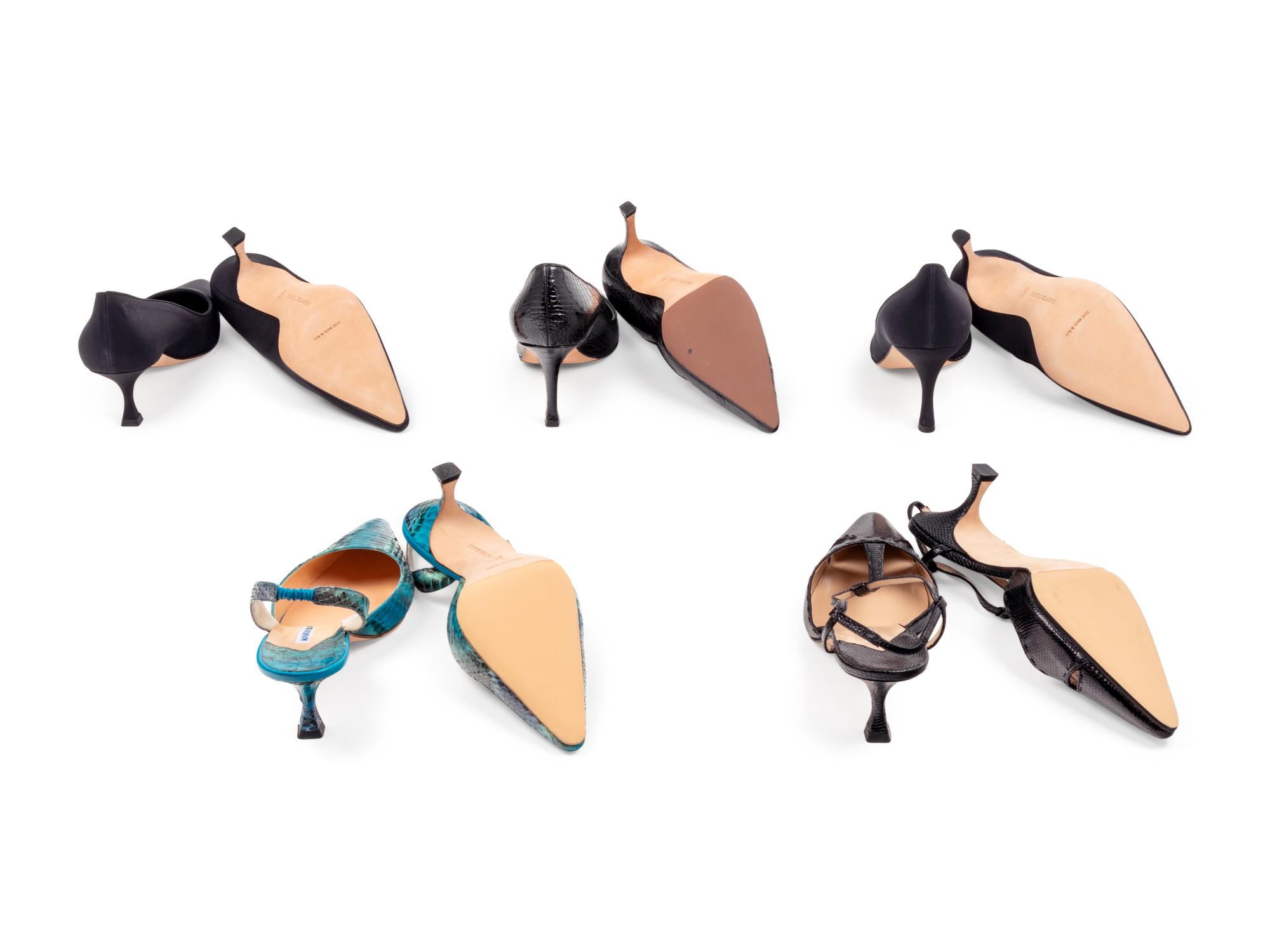 Ten Pairs of Manolo Blahnik Heels